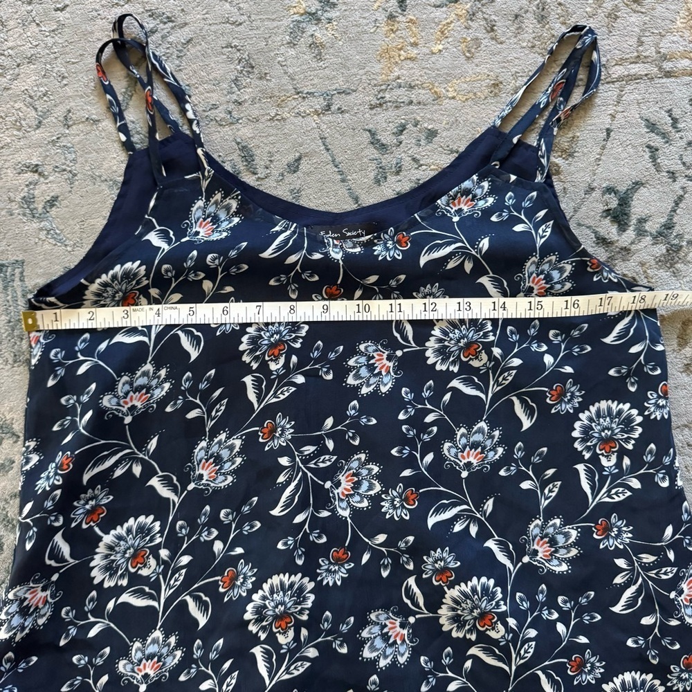 Eden Society Floral Chiffon Cami Top – Size M - Picture 7 of 8